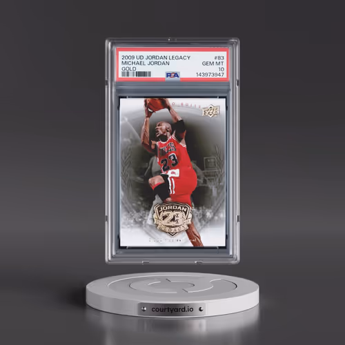 2009 Upper Deck Jordan Legacy Gold #83 Michael Jordan (PSA 10 GEM MINT)