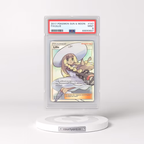 2017 Pokémon Sun & Moon #147 Lillie - Full Art (PSA 9 MINT)