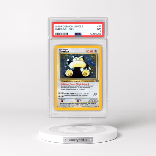 1999 Pokémon Jungle #11 Snorlax - Holo (PSA 7 NM)