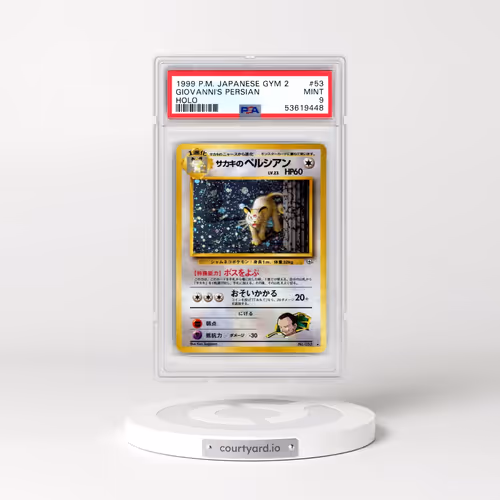 1999 Pokémon Gym 2 #53 Giovanni's Persian - Holo (PSA 9 MINT)
