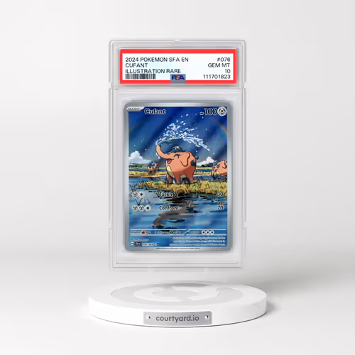 2024 Pokémon Sfa EN-Shrouded Fable #076 Cufant - Illustration Rare (PSA 10 GEM MINT)