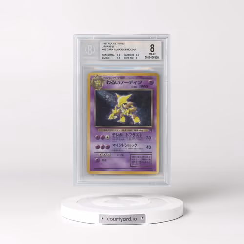1997 Rocket Gang #65 Dark Alakazam - Holo (BGS 8 NM-MT)