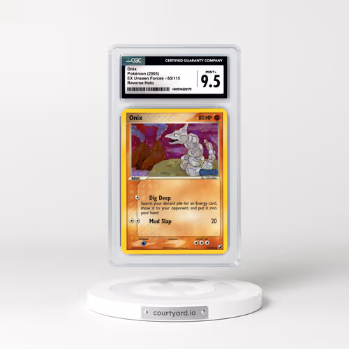 2005 EX Unseen Forces #65 Onix - Holo (CGC 9.5 MINT+)