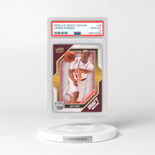 2009 Upper Deck Draft Edition #40 James Harden (PSA 10 GEM MINT)