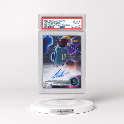 2023 Bowman's Best Best of 2023 Autographs #B23LM Lazaro Montes (PSA 10 GEM MINT)