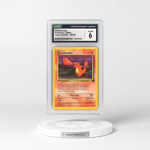 1999 Team Rocket #50/82 Charmander (CGC 6 EX-NM)