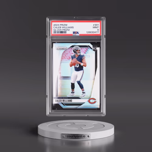 2024 Panini Prizm #301 Caleb Williams - Silver Prizm (PSA 9 MINT)