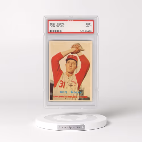 1957 Topps #341 Don Gross (PSA 7 NM)