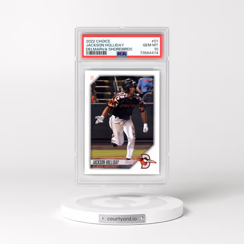 2022 Choice Delmarva Shorebirds #01 Jackson Holliday (PSA 10 GEM MINT)