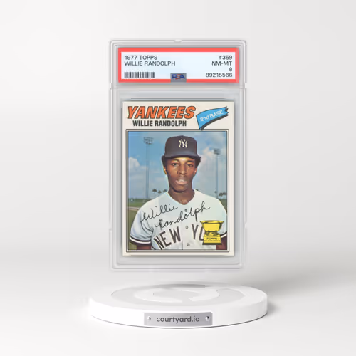 1977 Topps #359 Willie Randolph (PSA 8 NM-MT)