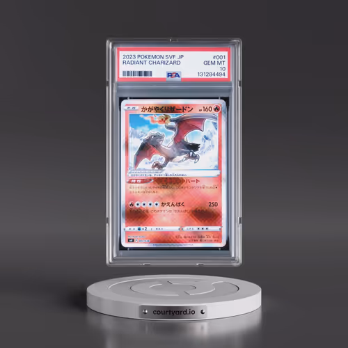 2023 Pokémon Svf-Ruler of the Black Flame Deck Build Box #001 Radiant Charizard - Holo (PSA 10 GEM M
