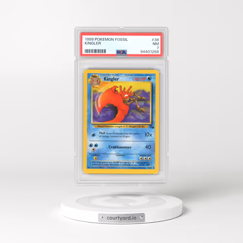 1999 Fossil #38 Kingler (PSA 7 NM)
