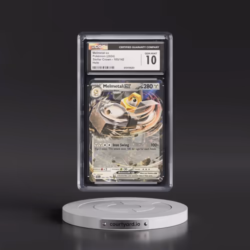 2024 Stellar Crown - SCR EN #105/142 Melmetal ex - Holo (CGC 10 GEM MINT)