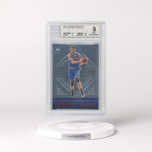 2015 Panini Excalibur #187 Kristaps Porzingis (BGS 9 MINT)