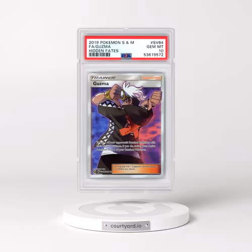 2019 Pokémon Sun & Moon Hidden Fates #SV84 Guzma - Full Art (PSA 10 GEM MINT)