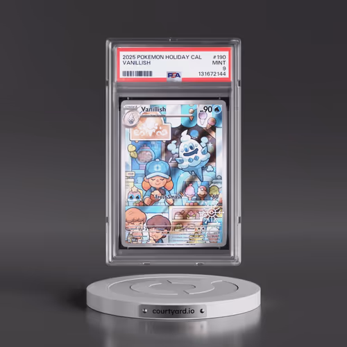 2025 Pokémon Holiday Calendar #190 Vanillish (PSA 9 MINT)