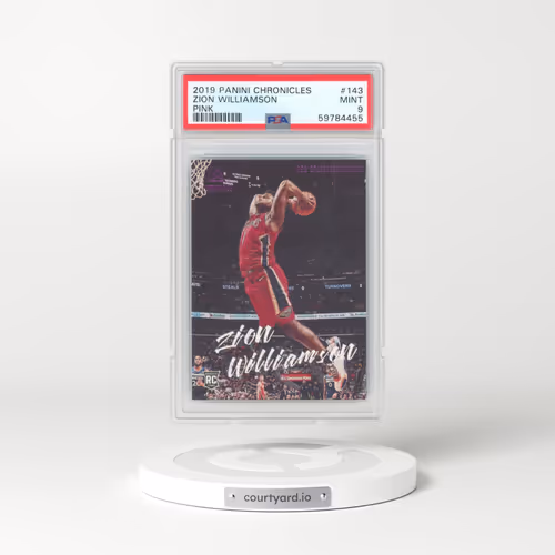 2019 Panini Chronicles #143 Zion Williamson - Pink (PSA 9 MINT)