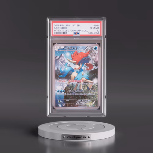 2016 Pokémon Mythical & Legendary Dream Shine Collection #014 Keldeo - 1st Edition Full Art (PSA 10