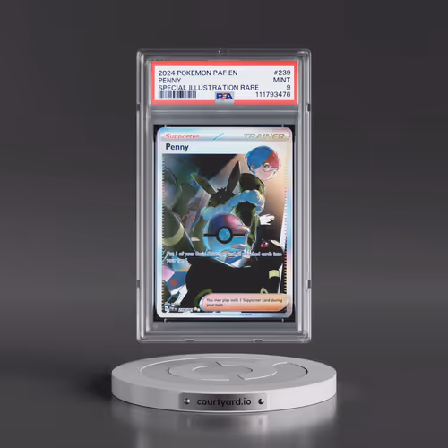 2024 Pokémon Paf EN-Paldean Fates #239 Penny - Special Illustration Rare (PSA 9 MINT)
