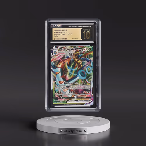 2021 Shining Fates #010/072 Dhelmise VMAX - Holo (CGC 10 PRISTINE)