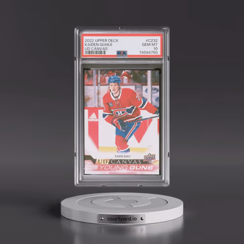 2022 Upper Deck UD Canvas #C232 Kaiden Guhle (PSA 10 GEM MINT)