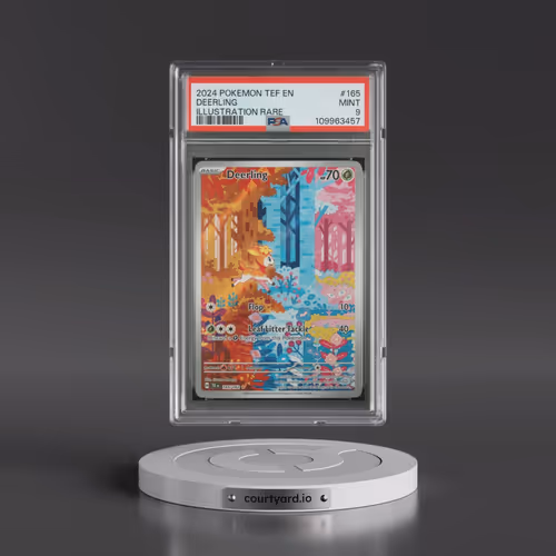 2024 Pokémon Tef EN-Temporal Forces #165 Deerling - Illustration Rare (PSA 9 MINT)