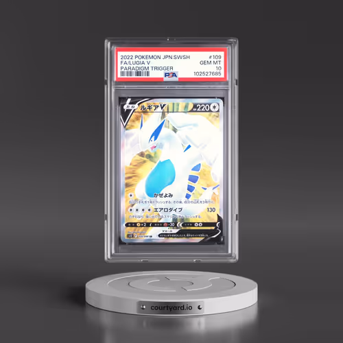 2022 Pokémon Sword & Shield Paradigm Trigger #109 Lugia V - Holo Full Art (PSA 10 GEM MINT)