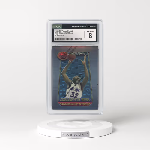 1994 Finest #280 Shaquille O'Neal - w/Coating (CGC 8 NM-MT)