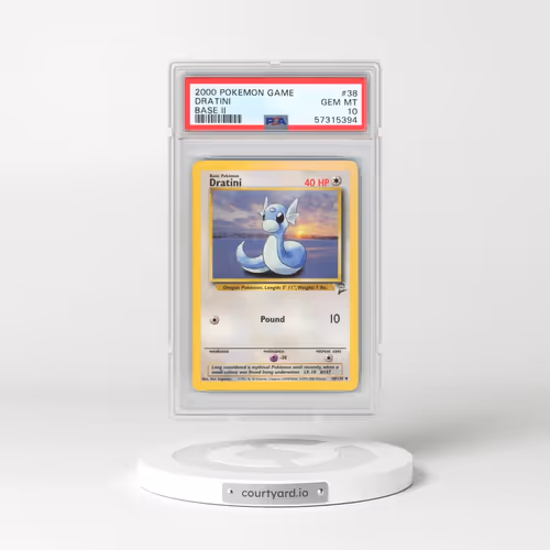 2000 Pokémon Game Base II #38 Dratini (PSA 10 GEM MINT)