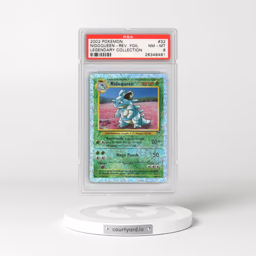 2002 Pokémon Legendary Collection #32 Nidoqueen - Reverse Foil (PSA 8 NM-MT)