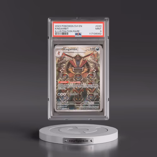 2023 Pokémon Svi EN-Scarlet & Violet #220 Kingambit - Illustration Rare (PSA 9 MINT)
