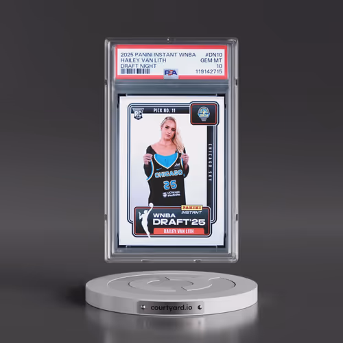 2025 Panini Instant WNBA Draft Night #DN10 Hailey Van Lith (PSA 10 GEM MINT)