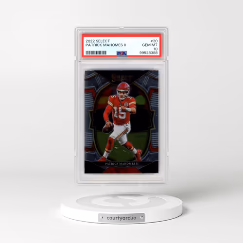 2022 Panini Select #20 Patrick Mahomes II (PSA 10 GEM MINT)