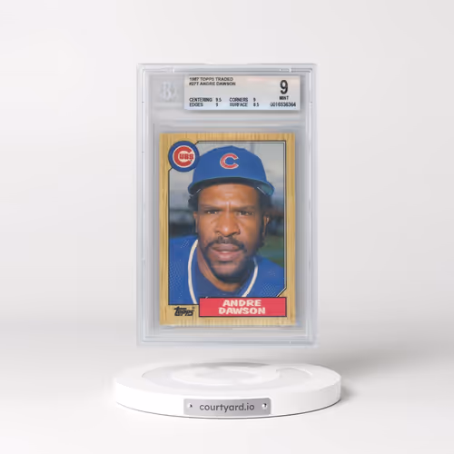 1987 Topps Traded #27T Andre Dawson (BGS 9 MINT)