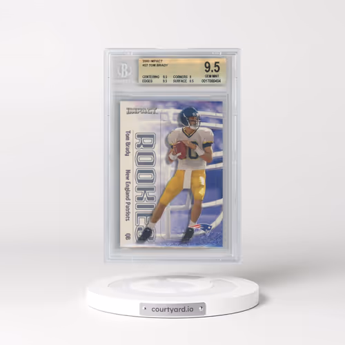 2000 Skybox Impact #27 Tom Brady (BGS 9.5 GEM MINT)