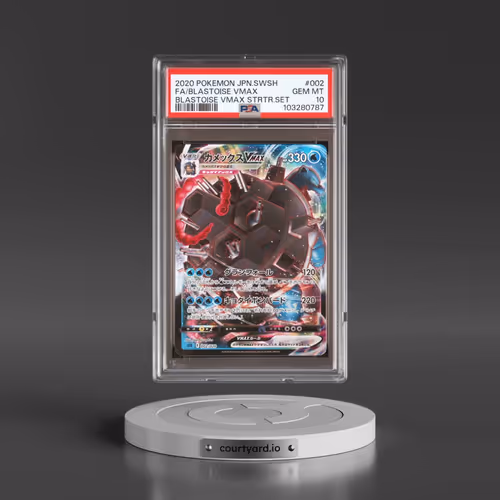 2020 Pokémon Sword & Shield Blastoise Vmax Starter Set #002 Blastoise Vmax - Full Art (PSA 10 GEM MI