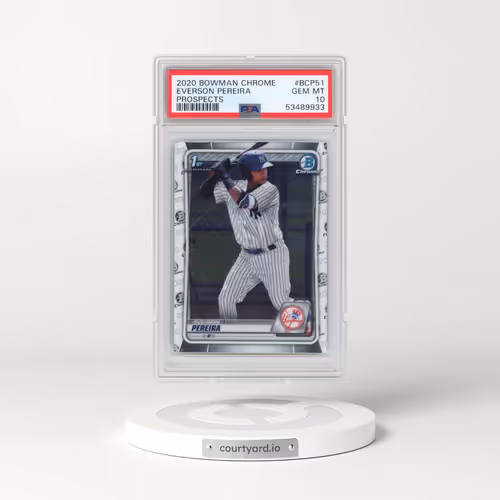 2020 Bowman Chrome Prospects #BCP51 Everson Pereira (PSA 10 GEM MINT)