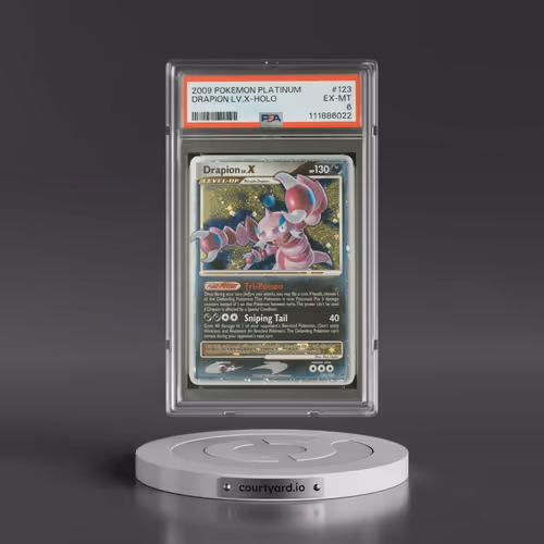2009 Pokémon Platinum #123 Drapion LV.X - Holo (PSA 6 EX-MT)
