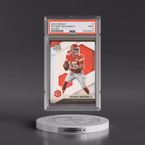 2021 Panini Mosaic #1 Patrick Mahomes II - Silver (PSA 9 MINT)