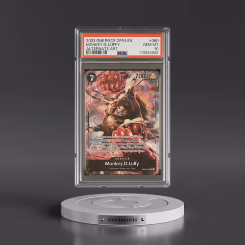 2023 One Piece OP04-Kingdoms of Intrigue Monkey D. Luffy Alternate Art 090