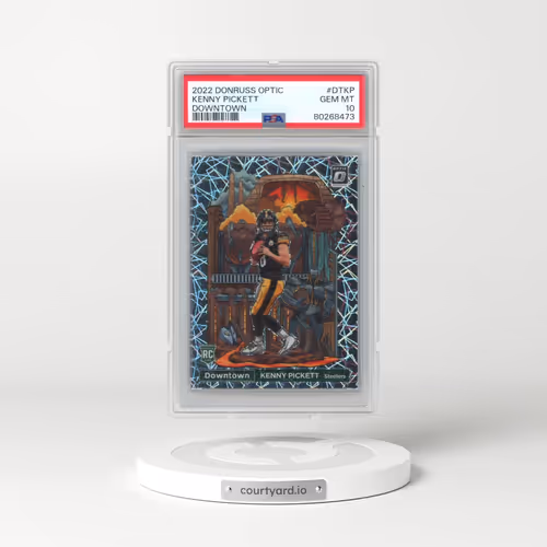 2022 Panini Donruss Optic Downtown #DTKP Kenny Pickett (PSA 10 GEM MINT)