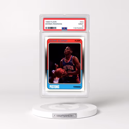 1988 Fleer #43 Dennis Rodman (PSA 9 MINT)