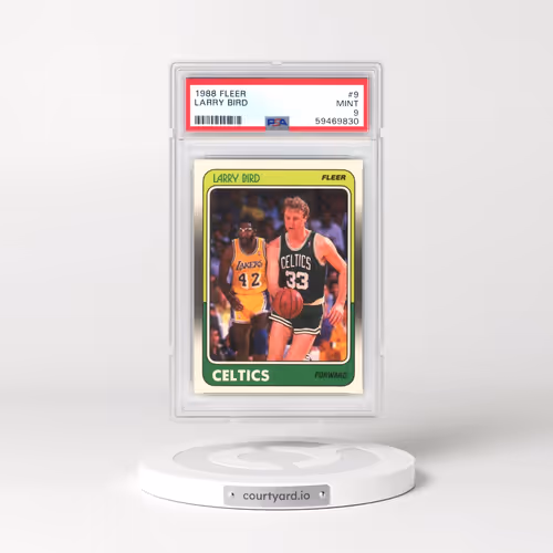 1988 Fleer #9 Larry Bird (PSA 9 MINT)