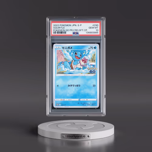 2022 Pokémon S Promo #290 Squirtle - Pokemon Go Promo Card Gift Campaign (PSA 10 GEM MINT)