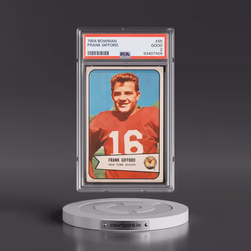 1954 Bowman #55 Frank Gifford (PSA 2 GOOD)