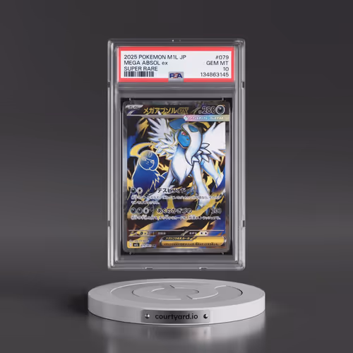 2025 Pokémon M1l-Mega Brave #079 Mega Absol EX - Holo Super Rare (PSA 10 GEM MINT)