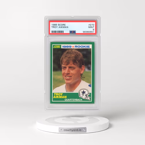 1989 Score #270 Troy Aikman (PSA 9 MINT)