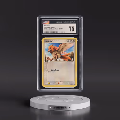 2006 EX Crystal Guardians #61/100 Spearow (CGC 10 GEM MINT)
