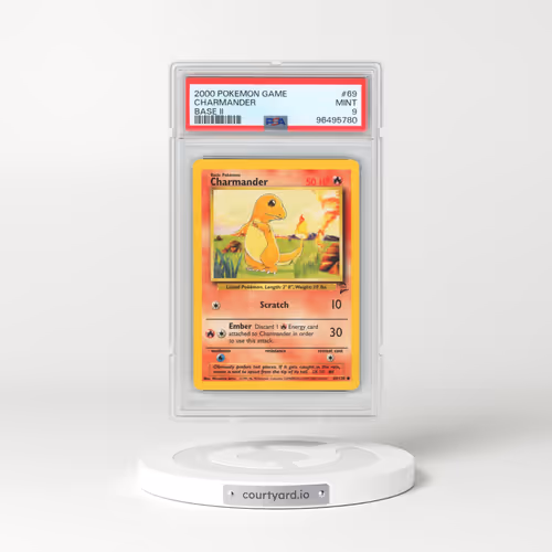 2000 Pokémon Game Base II #69 Charmander (PSA 9 MINT)