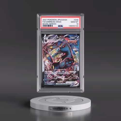 2021 Pokémon Sword & Shield Eevee Heroes #048 Umbreon Vmax - Full Art (PSA 10 GEM MINT)